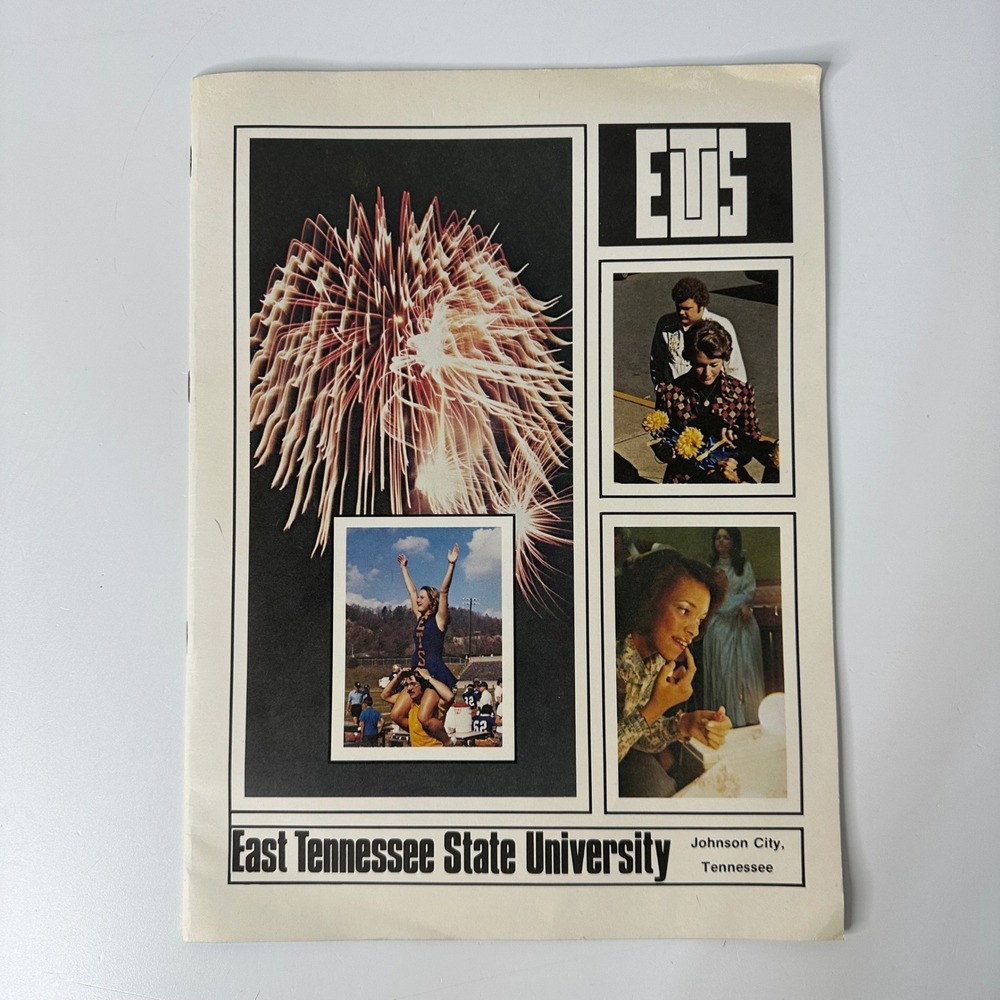 Vintage East Tennessee State University ETSU Admissions Brochure 1970s Booklet